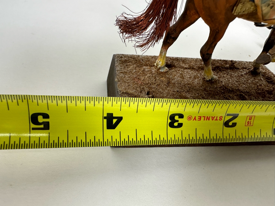 Hand Painted Historex Plastic Miniature Military Figurine Toy Soldier On Horse By Dr. David D. Michaels 4W X 3D X 4H [Photo 14]