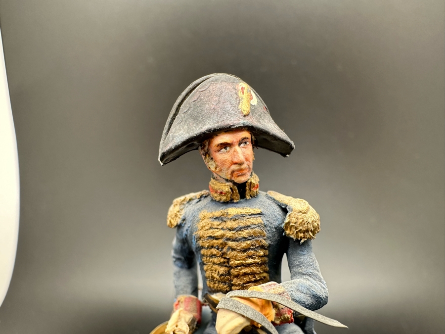 Hand Painted Historex Plastic Miniature Military Figurine Toy Soldier On Horse By Dr. David D. Michaels 4W X 3D X 4H [Photo 7]