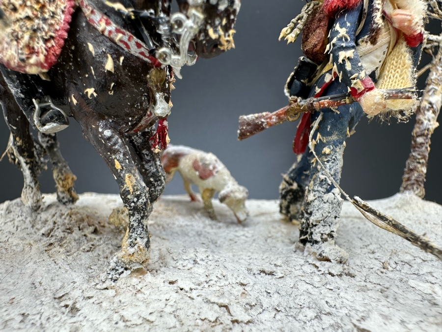 Hand Painted Historex Plastic Miniature Military Figurines Toy Soldiers On Horse By Dr. David D. Michaels 7W X 5D X 7.5H [Photo 5]