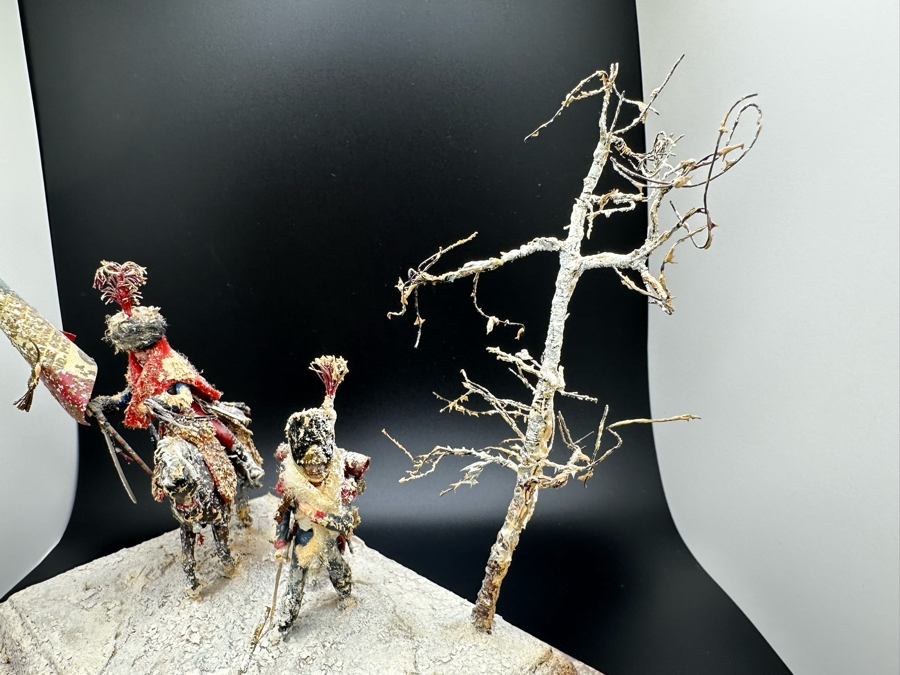 Hand Painted Historex Plastic Miniature Military Figurines Toy Soldiers On Horse By Dr. David D. Michaels 7W X 5D X 7.5H [Photo 7]