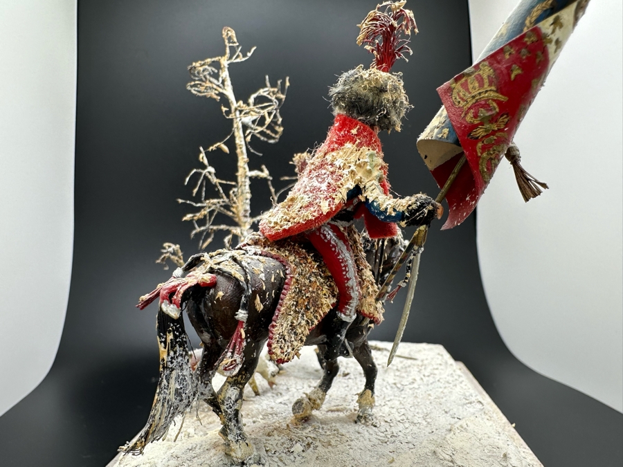 Hand Painted Historex Plastic Miniature Military Figurines Toy Soldiers On Horse By Dr. David D. Michaels 7W X 5D X 7.5H [Photo 8]