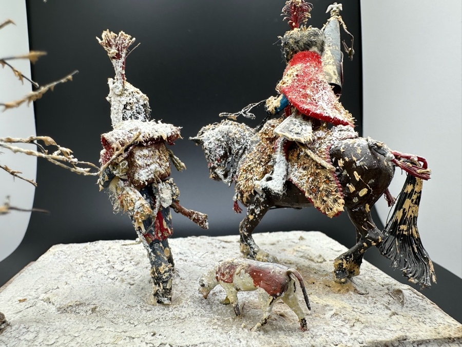 Hand Painted Historex Plastic Miniature Military Figurines Toy Soldiers On Horse By Dr. David D. Michaels 7W X 5D X 7.5H [Photo 9]