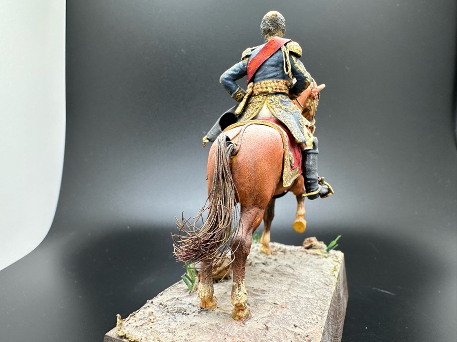 Hand Painted Historex Plastic Miniature Military Figurine Davout Toy Soldier On Horse By Dr. David D. Michaels 4W X 3D X 4H [Photo 9]