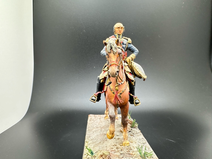 Hand Painted Historex Plastic Miniature Military Figurine Davout Toy Soldier On Horse By Dr. David D. Michaels 4W X 3D X 4H [Photo 7]