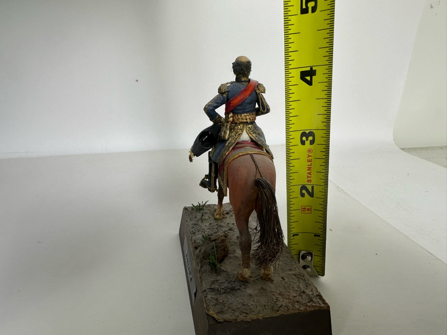 Hand Painted Historex Plastic Miniature Military Figurine Davout Toy Soldier On Horse By Dr. David D. Michaels 4W X 3D X 4H [Photo 12]