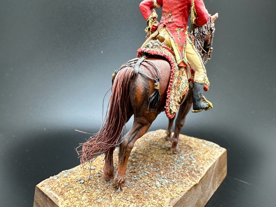 Hand Painted Historex Plastic Miniature Military Figurine A.D.C. To Berthier Toy Soldier On Horse By Dr. David D. Michaels 4W X 3D X 4.5H [Photo 8]