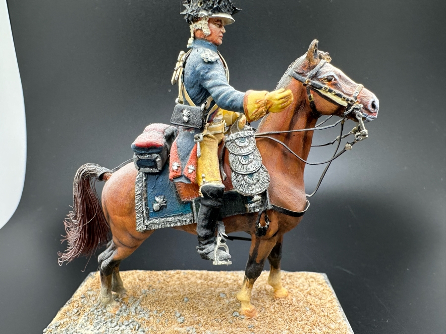 Hand Painted Historex Plastic Miniature Military Figurine Toy Soldier On Horse By Dr. David D. Michaels 4W X 3D X 4.5H [Photo 9]