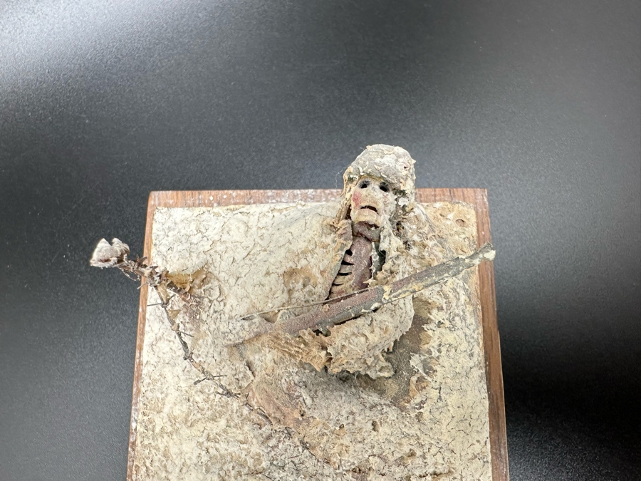 Hand Painted Metal Tin Miniature Military Figurines Toy Soldiers 1914 WWI Winter Battlefield Scene By Dr. David D. Michaels 4W X 3D X 3.5H [Photo 6]