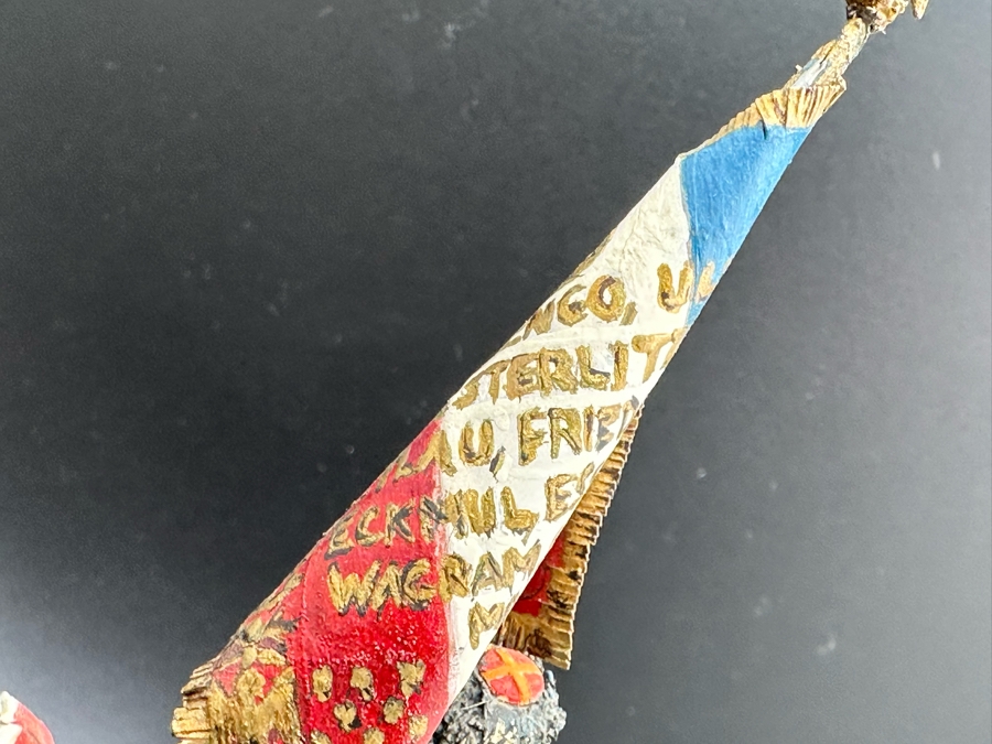 Hand Painted Historex Plastic Miniature Military Figurine Grenadier A Cheval Toy Soldier On Horse By Dr. David D. Michaels 4W X 3D X 6.5H [Photo 15]