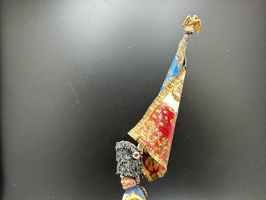 Hand Painted Historex Plastic Miniature Military Figurine Grenadier A Cheval Toy Soldier On Horse By Dr. David D. Michaels 4W X 3D X 6.5H [Photo 7]