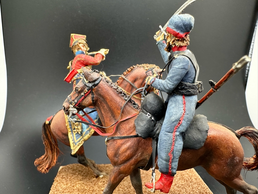 Hand Painted Historex Plastic Miniature Military Figurine Cossack 2. Lancer Toy Soldiers On Horses By Dr. David D. Michaels 4W X 3D X 4.5H [Photo 7]