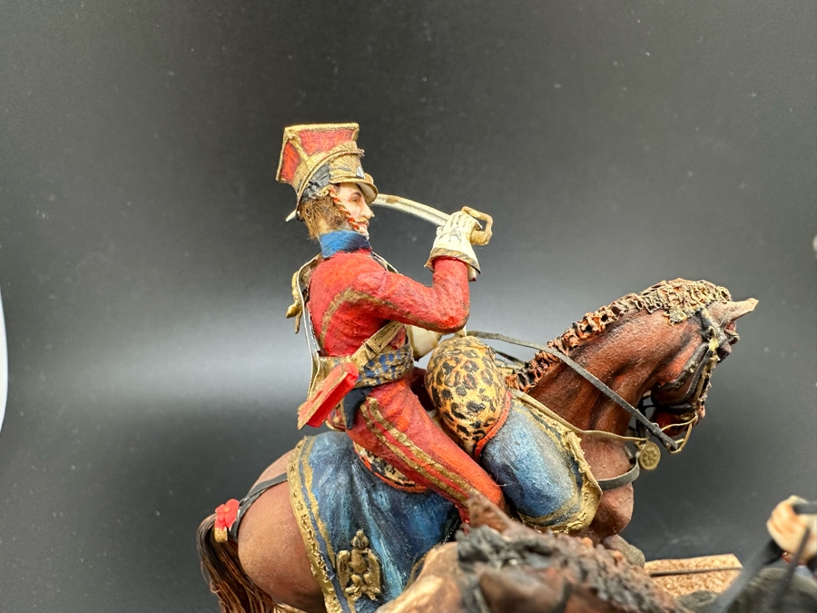 Hand Painted Historex Plastic Miniature Military Figurine Cossack 2. Lancer Toy Soldiers On Horses By Dr. David D. Michaels 4W X 3D X 4.5H [Photo 8]