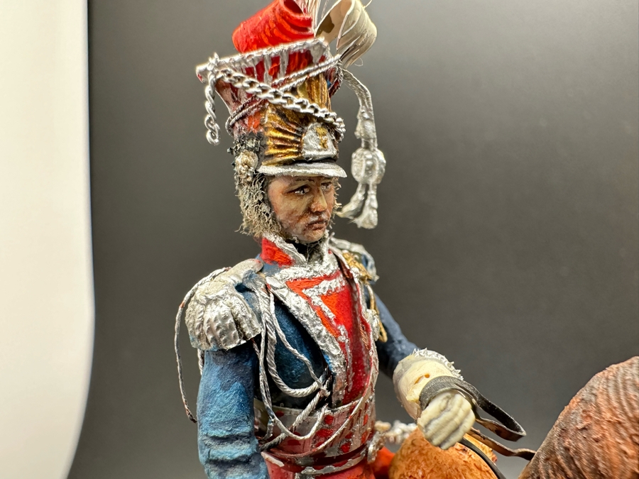 Hand Painted Historex Plastic Miniature Military Figurine Krasinsky Toy Soldier On Horse By Dr. David D. Michaels 4W X 2D X 5H [Photo 5]