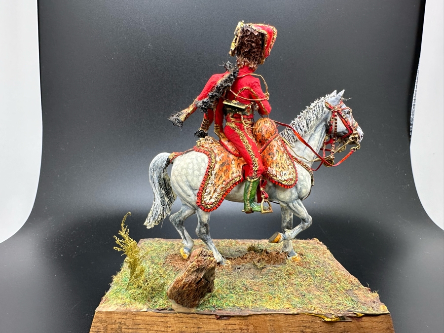 Hand Painted Historex Plastic Miniature Military Figurine Murat Toy Soldier On Horse By Dr. David D. Michaels 4W X 3D X 4H [Photo 7]