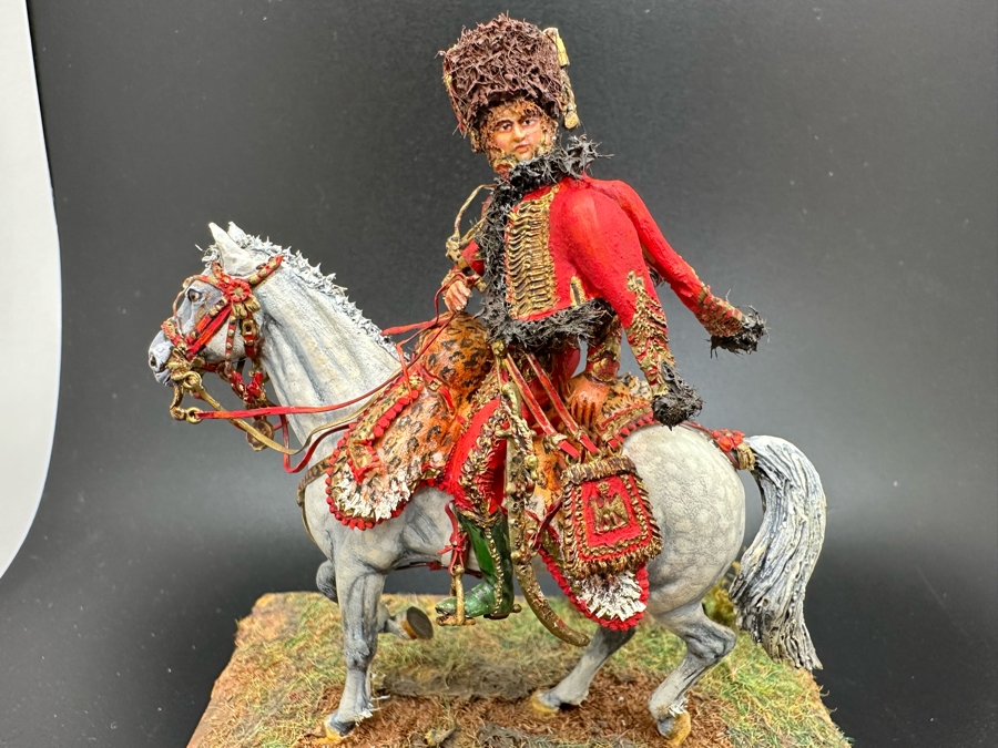 Hand Painted Historex Plastic Miniature Military Figurine Murat Toy Soldier On Horse By Dr. David D. Michaels 4W X 3D X 4H [Photo 3]
