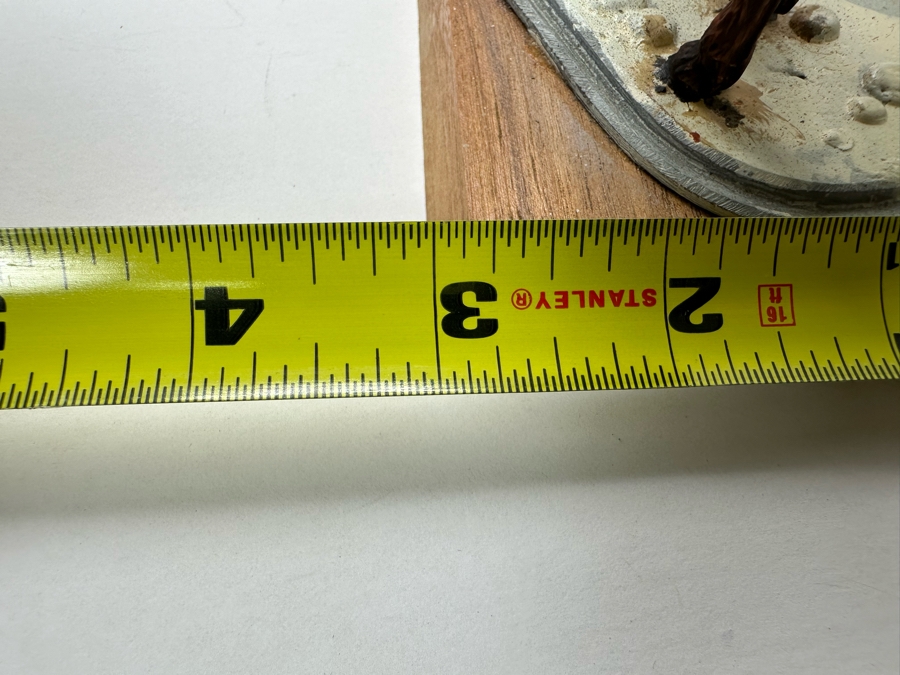 Hand Painted Metal Tin Miniature Military Figurine Medieval Toy Horse With Armor By Dr. David D. Michaels 4W X 3D X 4H [Photo 7]