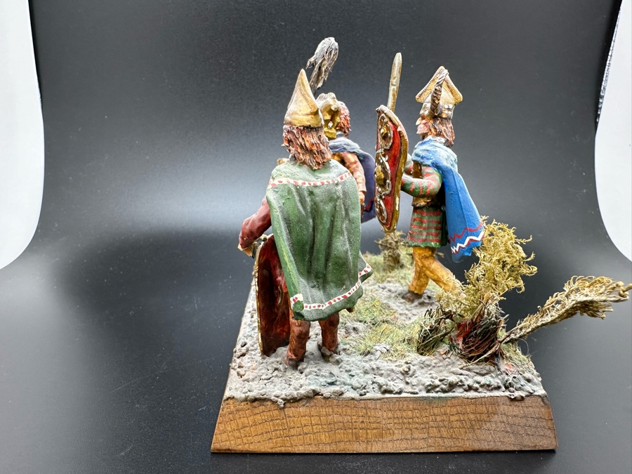 Hand Painted Metal Tin Miniature Military Toy Figurines Ancient British Gallic By Dr. David D. Michaels 4W X 3D X 4H [Photo 8]