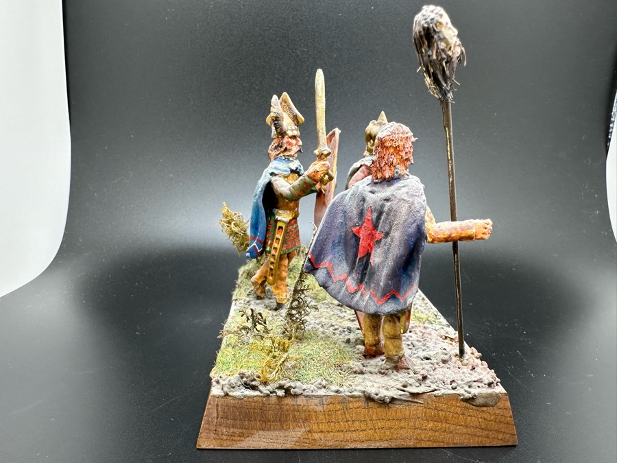 Hand Painted Metal Tin Miniature Military Toy Figurines Ancient British Gallic By Dr. David D. Michaels 4W X 3D X 4H [Photo 10]