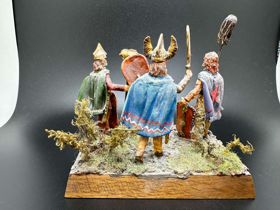 Hand Painted Metal Tin Miniature Military Toy Figurines Ancient British Gallic By Dr. David D. Michaels 4W X 3D X 4H [Photo 9]