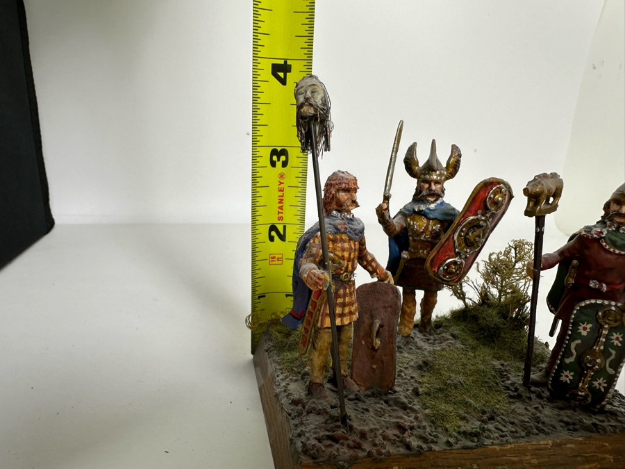 Hand Painted Metal Tin Miniature Military Toy Figurines Ancient British Gallic By Dr. David D. Michaels 4W X 3D X 4H [Photo 13]