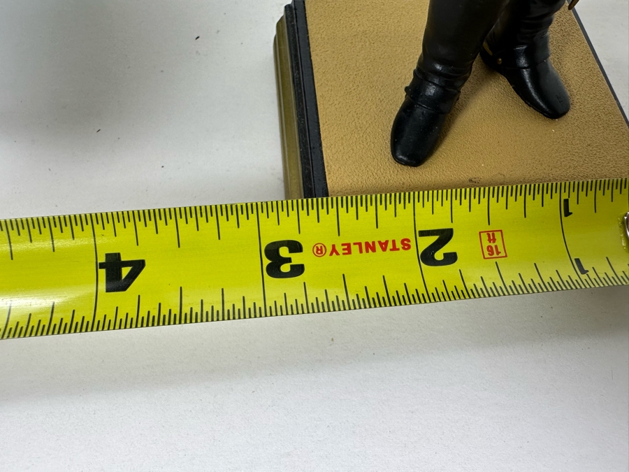 Rare Signed Georges Fouille Napoleon The 1st Hand Painted Metal Tin Lead Miniature Military Figurine Toy Soldier 3W X 3D X 7H [Photo 13]