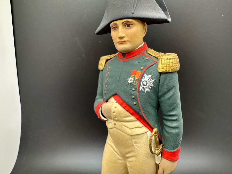 Rare Signed Georges Fouille Napoleon The 1st Hand Painted Metal Tin Lead Miniature Military Figurine Toy Soldier 3W X 3D X 7H [Photo 7]