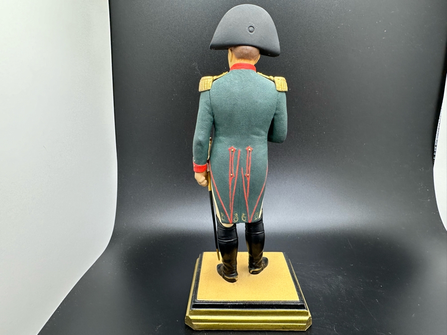 Rare Signed Georges Fouille Napoleon The 1st Hand Painted Metal Tin Lead Miniature Military Figurine Toy Soldier 3W X 3D X 7H [Photo 9]