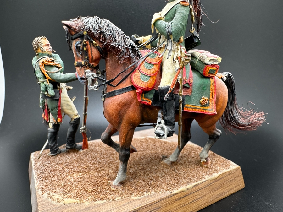 Hand Painted Historex Plastic Miniature Military Figurine Toy Soldier On Horse By Dr. David D. Michaels 4W X 3D X 4H [Photo 10]