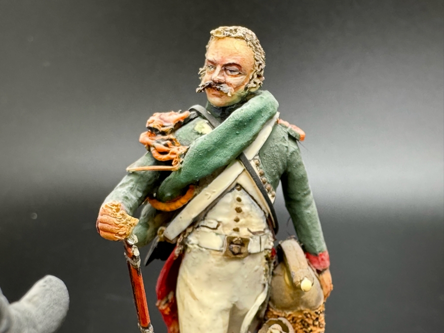 Hand Painted Historex Plastic Miniature Military Figurine Toy Soldier On Horse By Dr. David D. Michaels 4W X 3D X 4H [Photo 11]