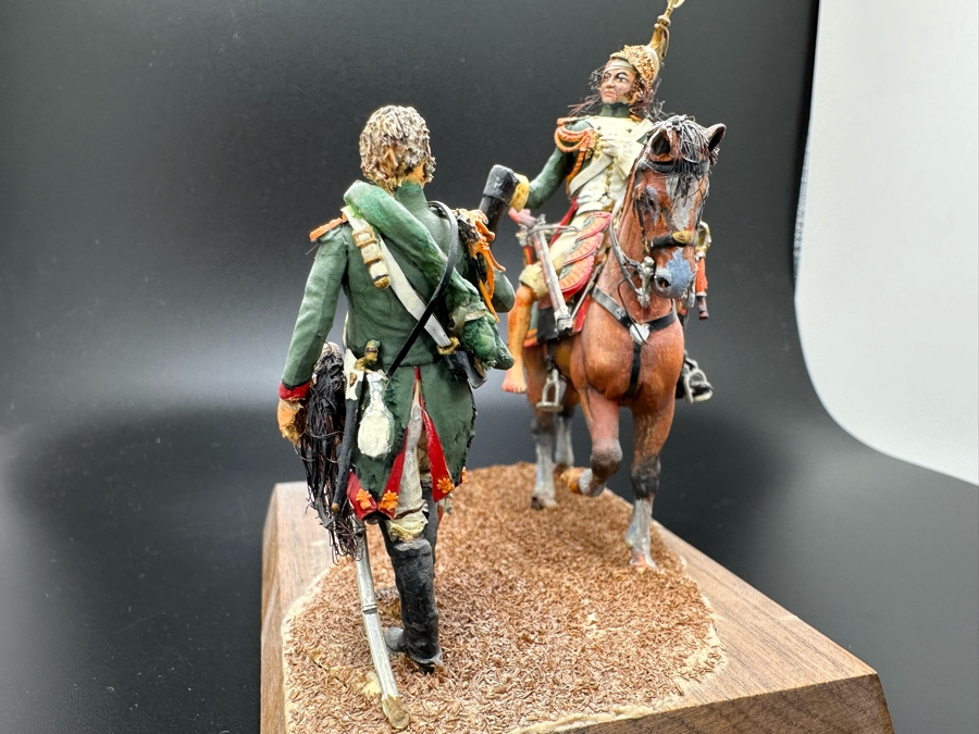 Hand Painted Historex Plastic Miniature Military Figurine Toy Soldier On Horse By Dr. David D. Michaels 4W X 3D X 4H [Photo 8]