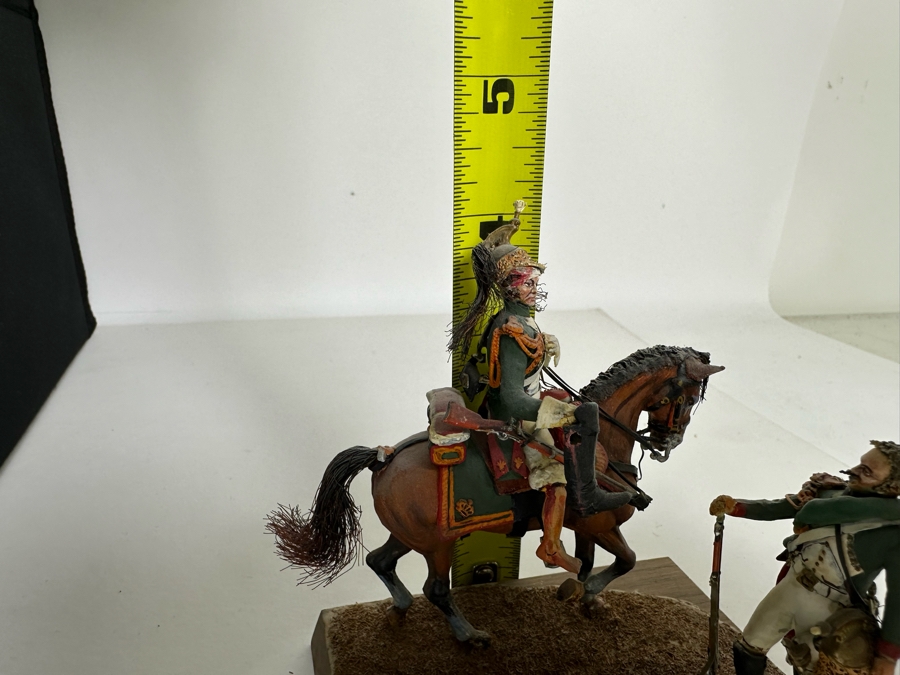 Hand Painted Historex Plastic Miniature Military Figurine Toy Soldier On Horse By Dr. David D. Michaels 4W X 3D X 4H [Photo 15]
