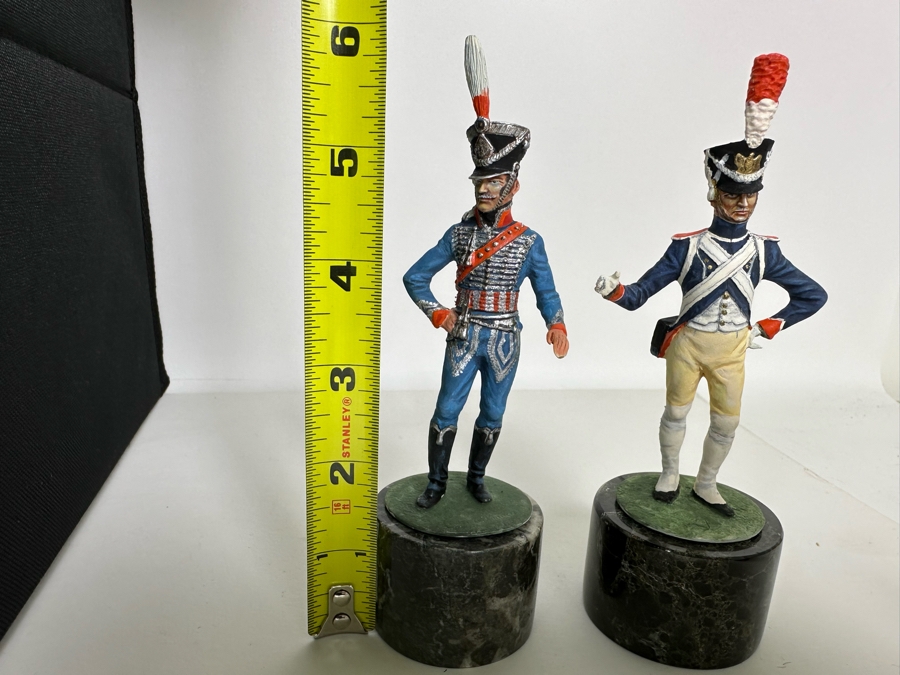 Hand Painted Metal Tin Miniature Military Figurines Toy Soldiers By Dr. David D. Michaels 4.5H [Photo 12]