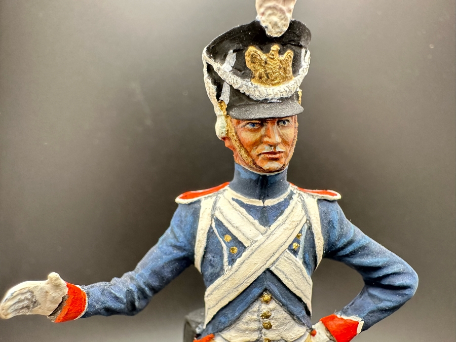Hand Painted Metal Tin Miniature Military Figurines Toy Soldiers By Dr. David D. Michaels 4.5H [Photo 4]