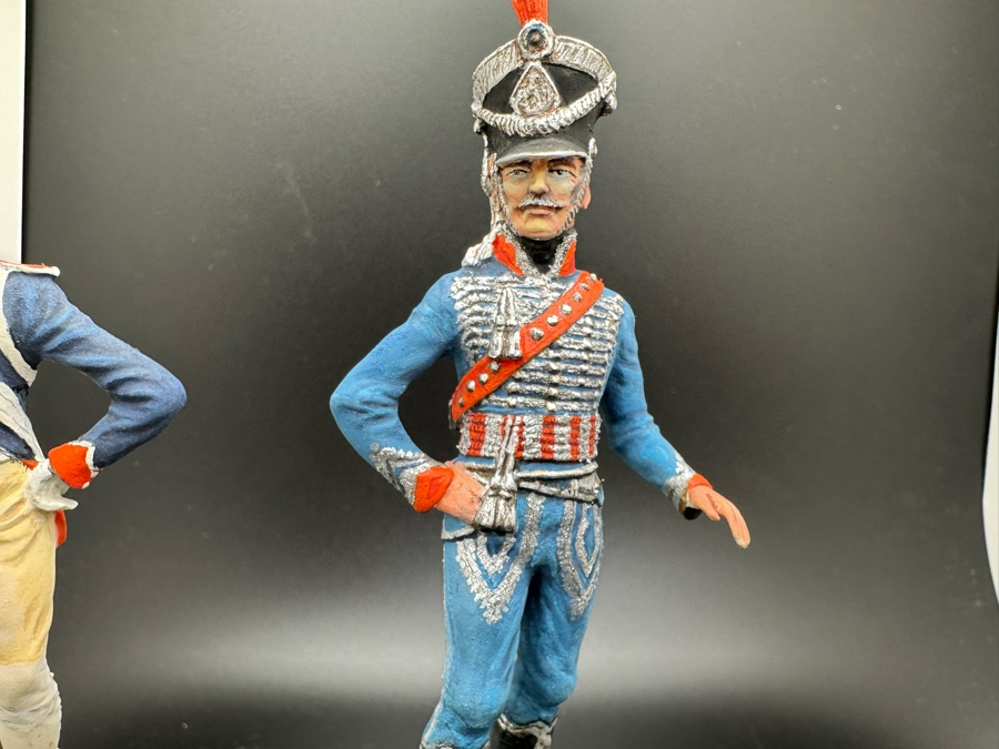 Hand Painted Metal Tin Miniature Military Figurines Toy Soldiers By Dr. David D. Michaels 4.5H [Photo 5]
