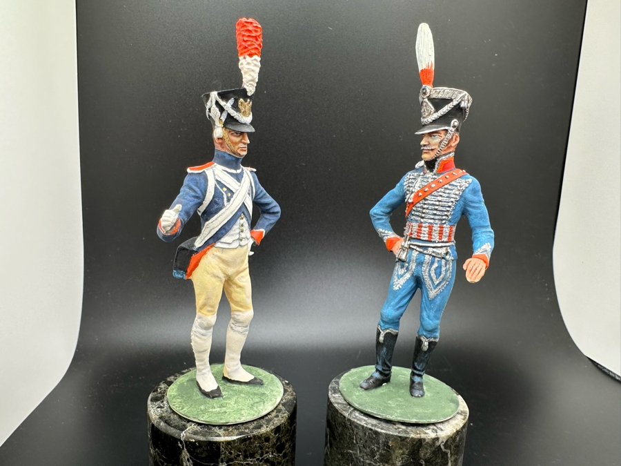 Hand Painted Metal Tin Miniature Military Figurines Toy Soldiers By Dr. David D. Michaels 4.5H [Photo 8]