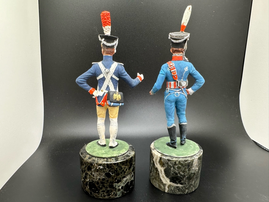 Hand Painted Metal Tin Miniature Military Figurines Toy Soldiers By Dr. David D. Michaels 4.5H [Photo 9]