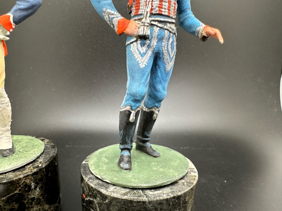 Hand Painted Metal Tin Miniature Military Figurines Toy Soldiers By Dr. David D. Michaels 4.5H [Photo 6]