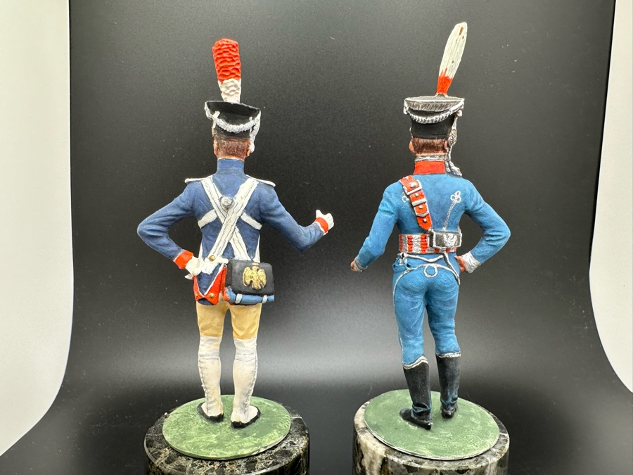 Hand Painted Metal Tin Miniature Military Figurines Toy Soldiers By Dr. David D. Michaels 4.5H [Photo 10]