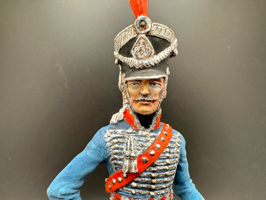 Hand Painted Metal Tin Miniature Military Figurines Toy Soldiers By Dr. David D. Michaels 4.5H [Photo 7]