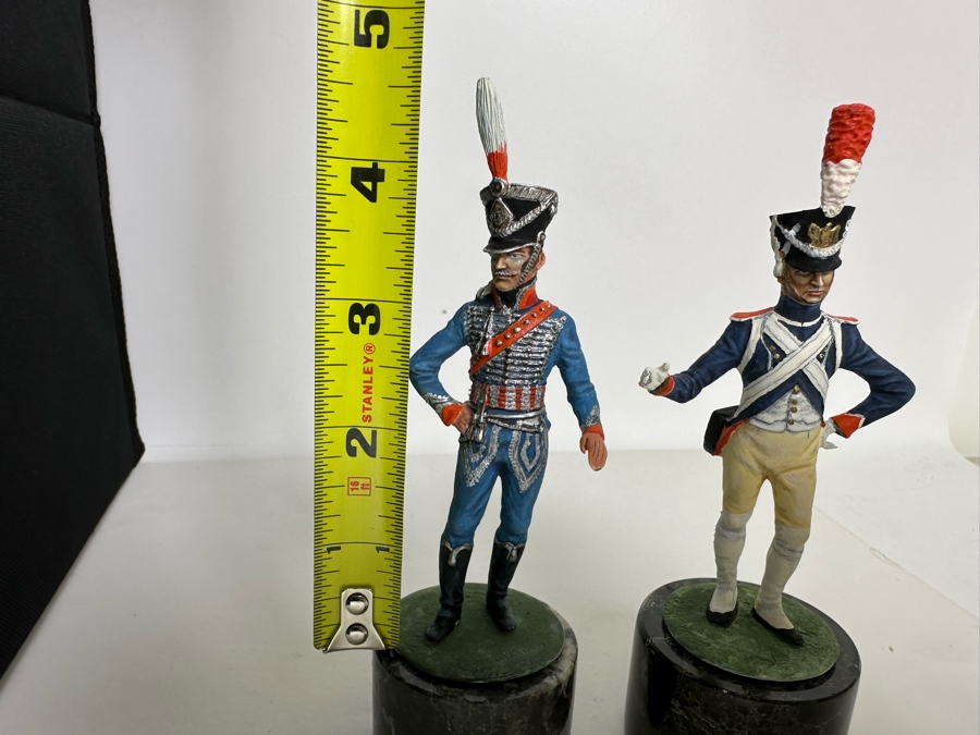 Hand Painted Metal Tin Miniature Military Figurines Toy Soldiers By Dr. David D. Michaels 4.5H [Photo 11]