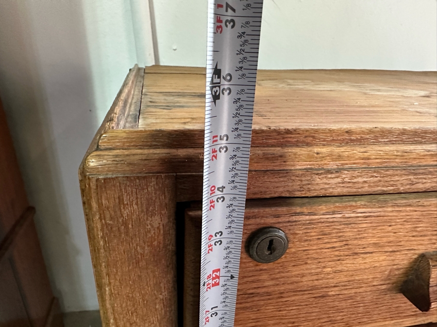 Antique Salvaged Chest Of Drawers From The USS Josiah Bartlett World War II Merchant Ship 36W X 22D X 35H (NOTE: PICK UP IN NEWPORT BEACH BY APPOINTMENT) [Photo 14]