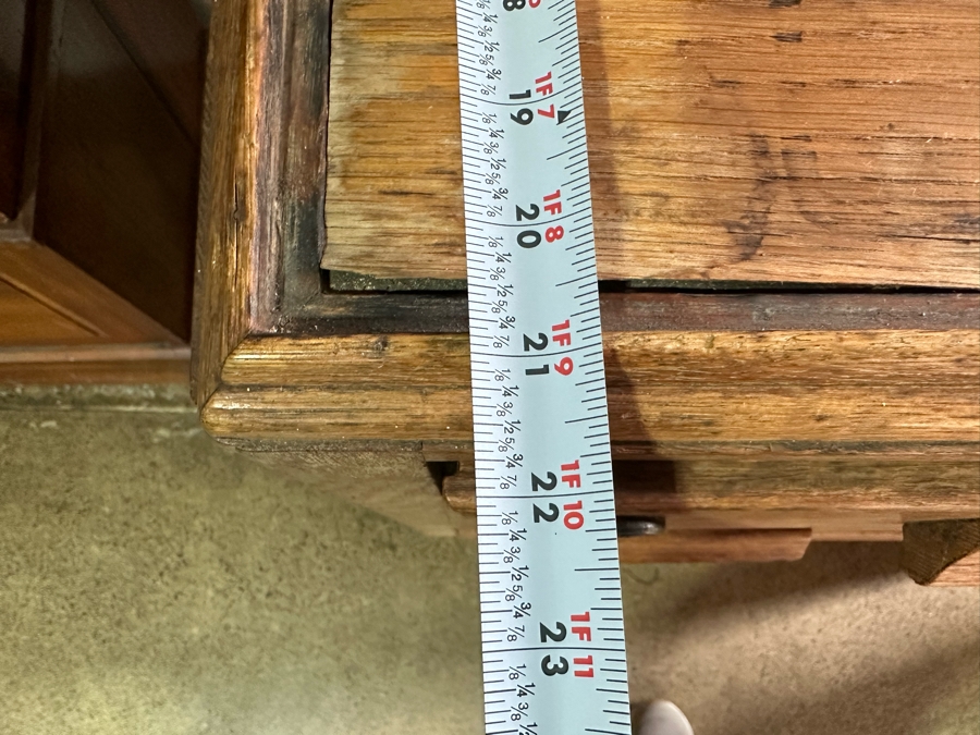 Antique Salvaged Chest Of Drawers From The USS Josiah Bartlett World War II Merchant Ship 36W X 22D X 35H (NOTE: PICK UP IN NEWPORT BEACH BY APPOINTMENT) [Photo 13]