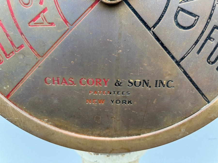 Vintage Brass Ship's Pilot To Engine Order Telegraph By Chas. Cory & Son, Inc. New York 16.5W X 52H [Photo 7]
