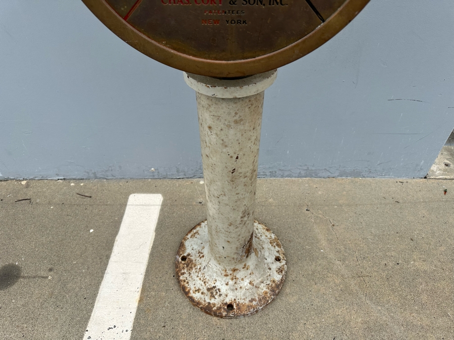 Vintage Brass Ship's Pilot To Engine Order Telegraph By Chas. Cory & Son, Inc. New York 16.5W X 52H [Photo 10]