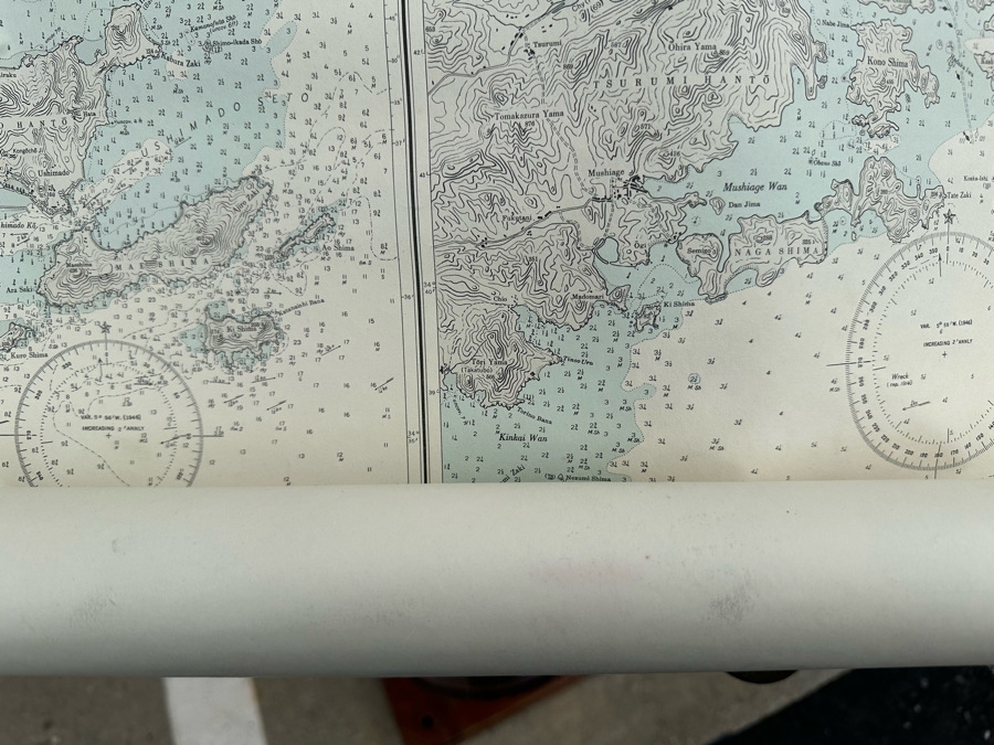 Vintage 1942 WWII Navy Ship Compensating Binnacle Type MBF By The Lionel Corporation New York NY Serial No. 12019 33W X 51H [Photo 23]