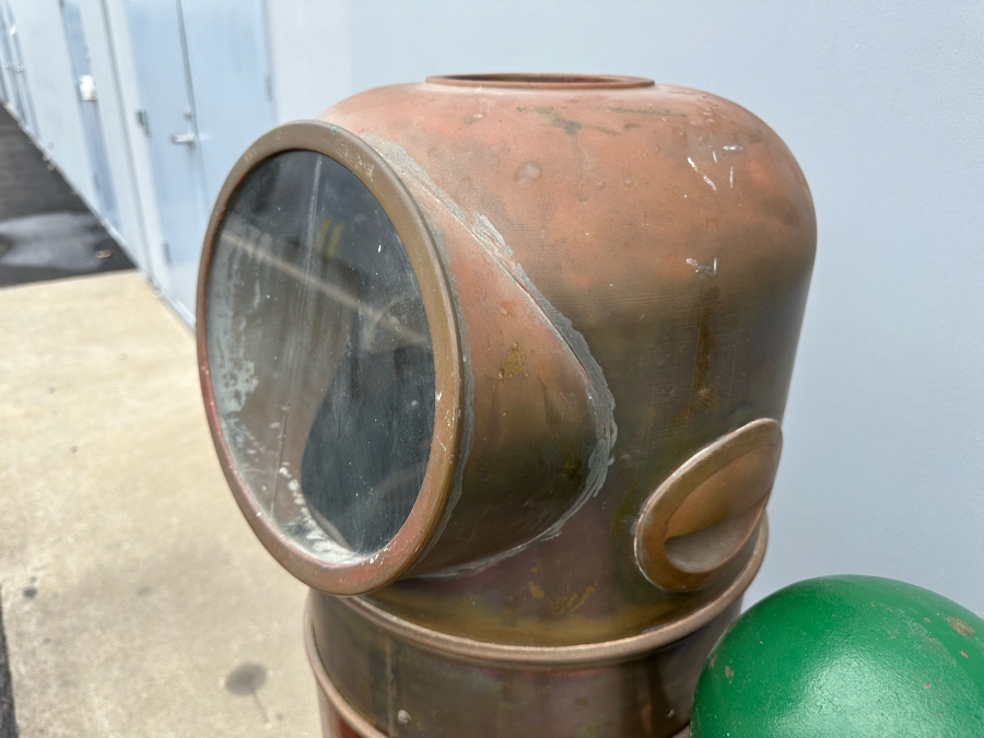 Vintage 1942 WWII Navy Ship Compensating Binnacle Type MBF By The Lionel Corporation New York NY Serial No. 12019 33W X 51H [Photo 9]