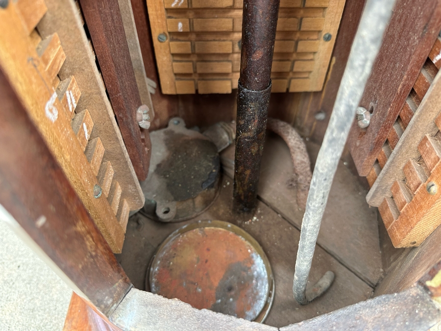 Vintage 1942 WWII Navy Ship Compensating Binnacle Type MBF By The Lionel Corporation New York NY Serial No. 12019 33W X 51H [Photo 14]