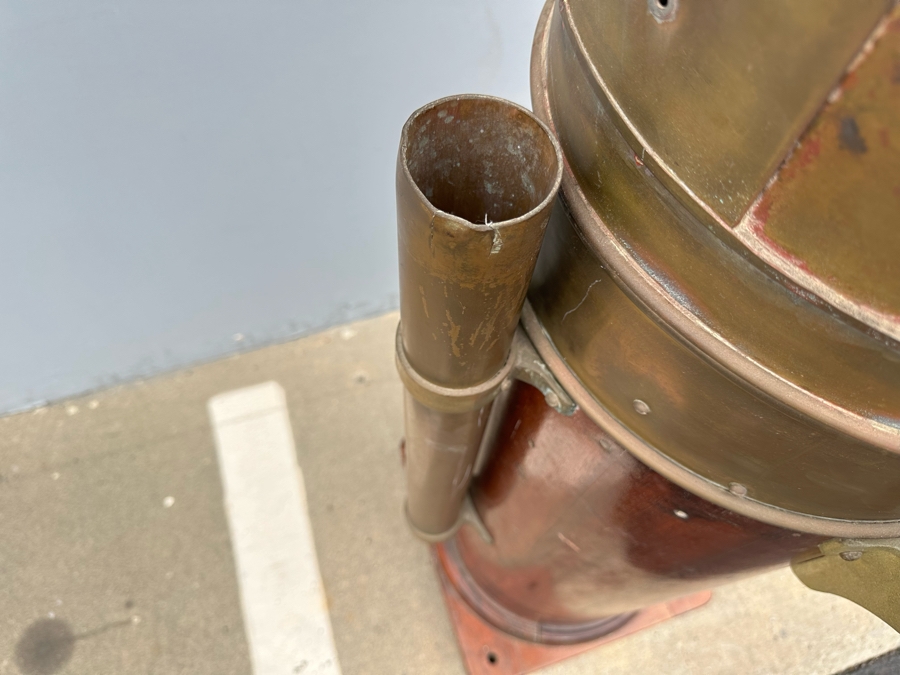 Vintage 1942 WWII Navy Ship Compensating Binnacle Type MBF By The Lionel Corporation New York NY Serial No. 12019 33W X 51H [Photo 18]