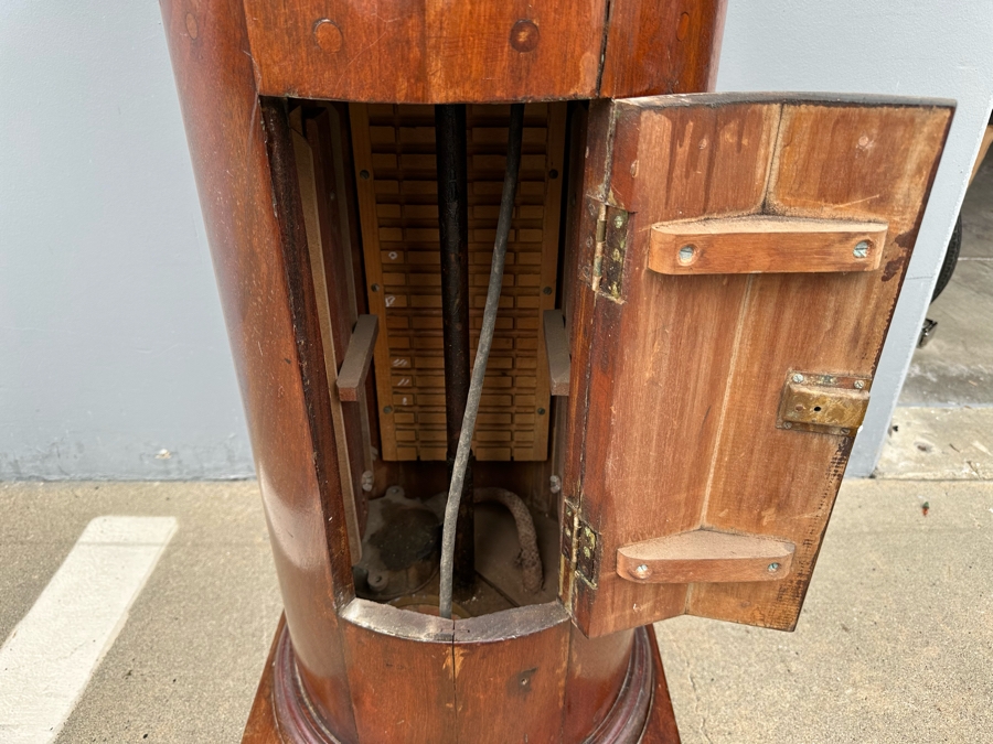 Vintage 1942 WWII Navy Ship Compensating Binnacle Type MBF By The Lionel Corporation New York NY Serial No. 12019 33W X 51H [Photo 11]