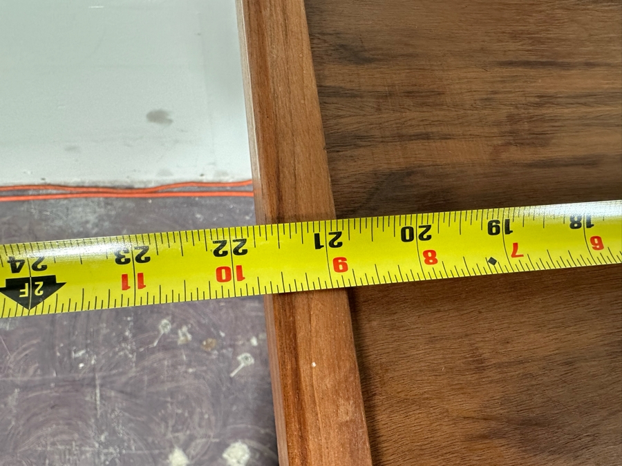 Vintage Eye Doctors Optometrist's Adjustable Table Walnut Wood Top With Heavy Cast Iron Base On Casters By Haag-Streit Liebefeld-Bern Made In Switzerland 22W X 14D X 29H [Photo 14]